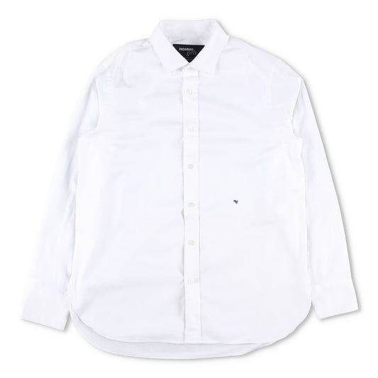 HOMMEGIRLS Womens Classic Shirt Long Sleeves Button-Up White Size M RRP 185