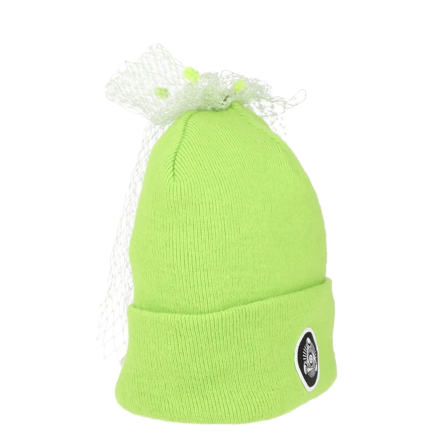 SILVER SPOON ATTIRE Womens Beanie Hat Green Synthetic Bow Detail Size S RRP 100 — View 7