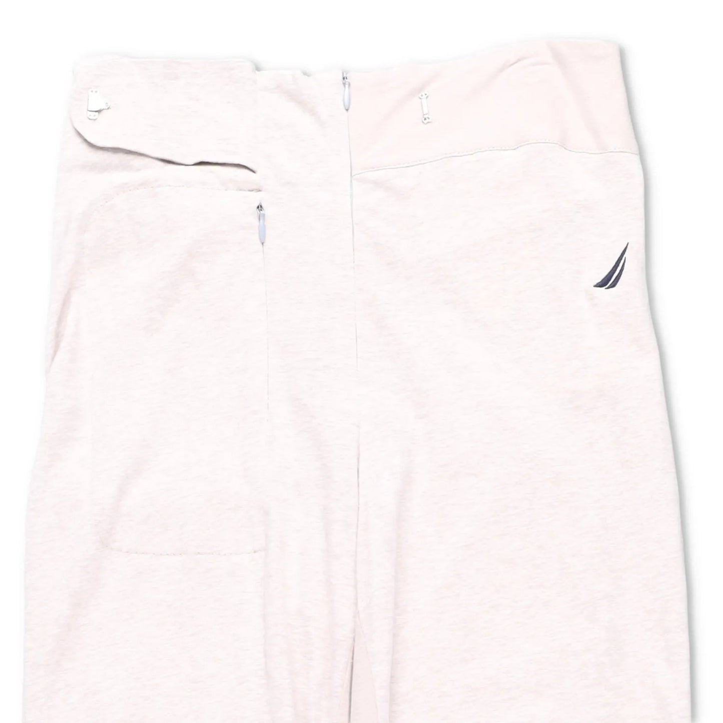 CONNER IVES Womens Flared Joggers Mixed Vintage Fibre White Logo Size M RRP 250 — View 6