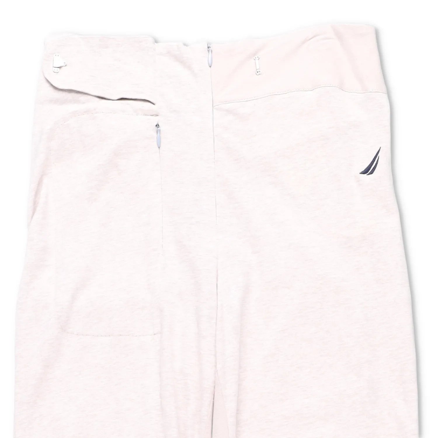 CONNER IVES Womens Flared Joggers Mixed Vintage Fibre White Logo Size M RRP 250 — View 6