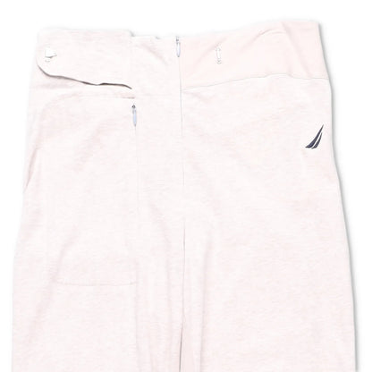 CONNER IVES Womens Flared Joggers Mixed Vintage Fibre White Logo Size M RRP 250 — View 6