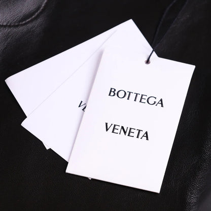 BOTTEGA VENETA Womens Leather Trousers Stretch Waist Straight Green 38 RRP 3682 — View 7