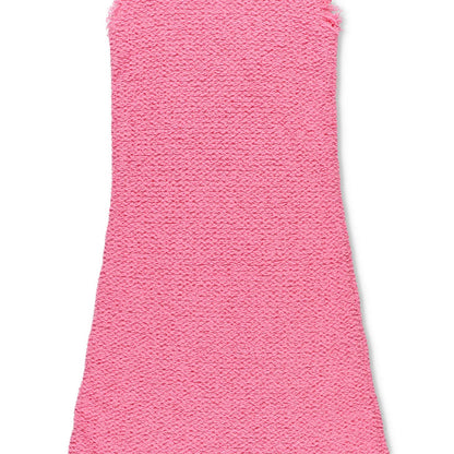 JIL SANDER Womens Midi Dress Sleeveless Flared Hem Frayed Edges Pink 38 RRP 2080 — View 4