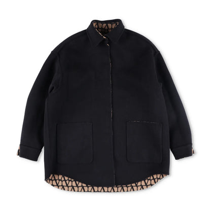 VALENTINO Women Giacca Camicia Double Reversibile Jacket Bomber Multi 38 RRP3800 — View 2