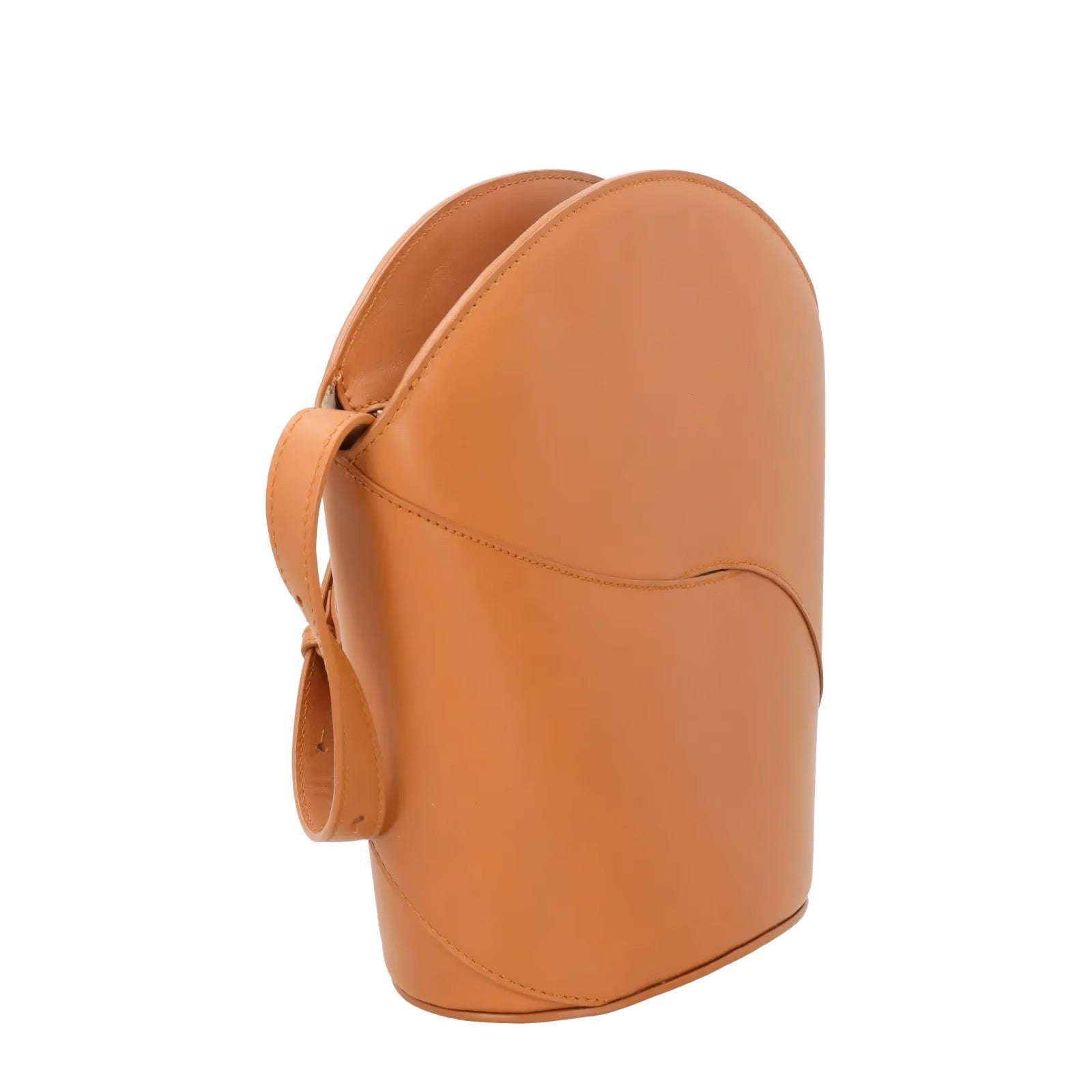 MAEDEN Womens Oru Leather Crossbody Bag Brown Leather Silver Hardware OS RRP 510 — View 3