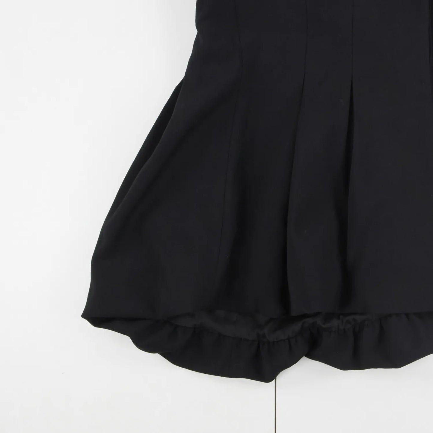 TOVE Womens Black Virgin Wool Halter Neck Crop Blouse Button Detail UK 38 RRP695 — View 5