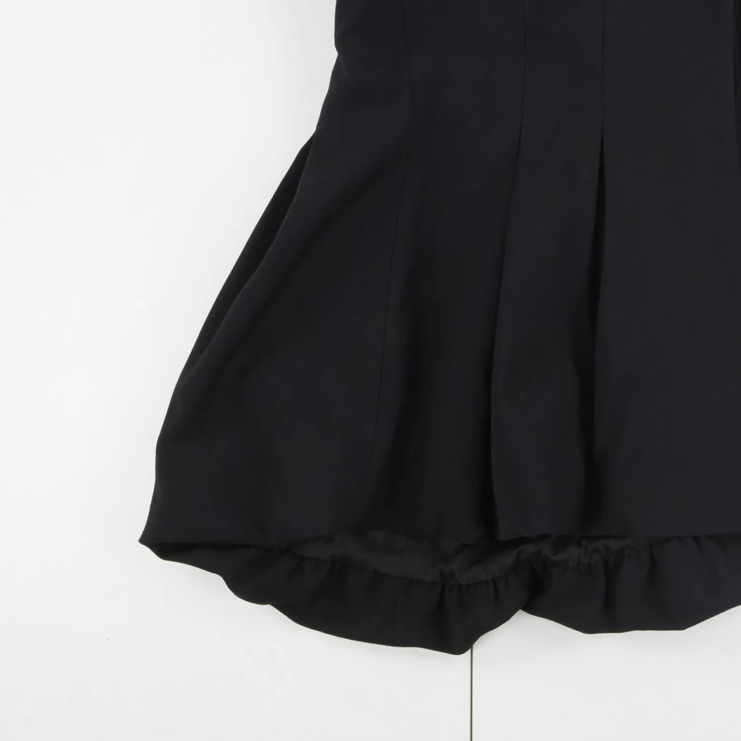TOVE Womens Black Virgin Wool Halter Neck Crop Blouse Button Detail UK 38 RRP695 — View 5