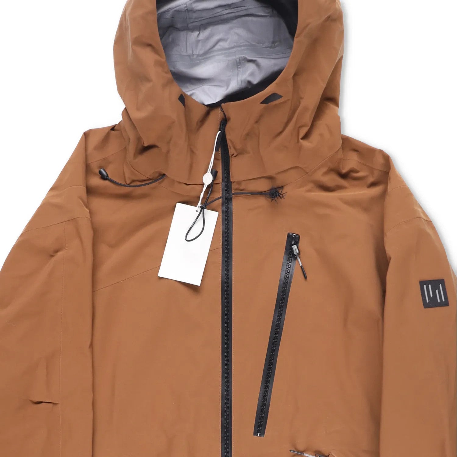 HOLDEN Mens Nia Parka Brown Softshell Zip Stand Up Collar Size M RRP 800 — View 5