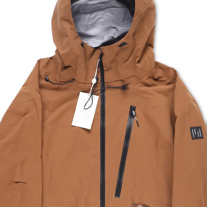 HOLDEN Mens Nia Parka Brown Softshell Zip Stand Up Collar Size M RRP 800 — View 5