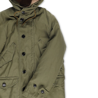 SAINT LAURENT Cotton Mens Parka Jacket Green Shearling Lining Size XS RRP3000 — View 6