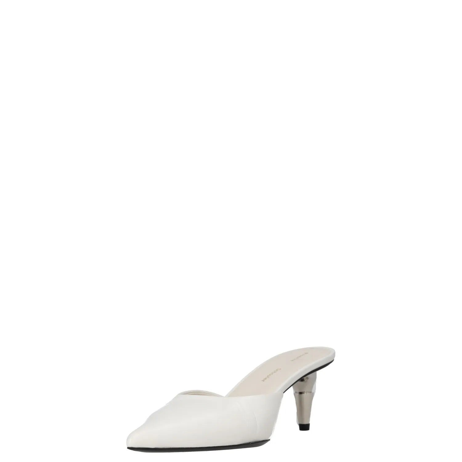 PROENZA SCHOULER Women Spike Mule Mid Pumps White Pointed Closed Toe EU38 RRP560 — View 3