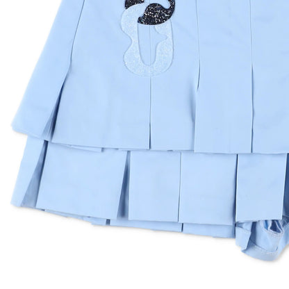 SINEAD O'DWYER Womens Mini Ra-Ra Culottes Mini Skirt Blue Size 8 RRP 660 — View 3