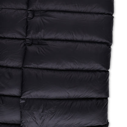 RICK OWENS Nylon Puffer Jacket Long Hooded Gilet Black Size EU 38 RRP1400 — View 3