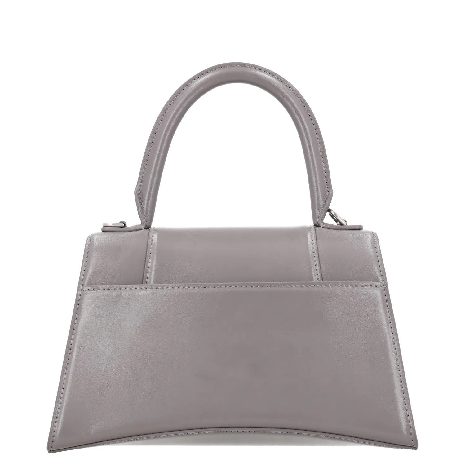 BALENCIAGA Womens Top Handle Bag Grey Leather Handbag Size Small RRP 2090 — View 3