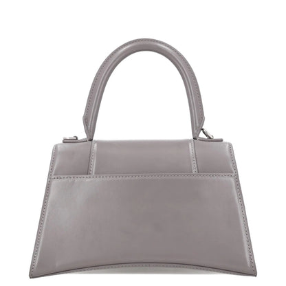 BALENCIAGA Womens Top Handle Bag Grey Leather Handbag Size Small RRP 2090 — View 3