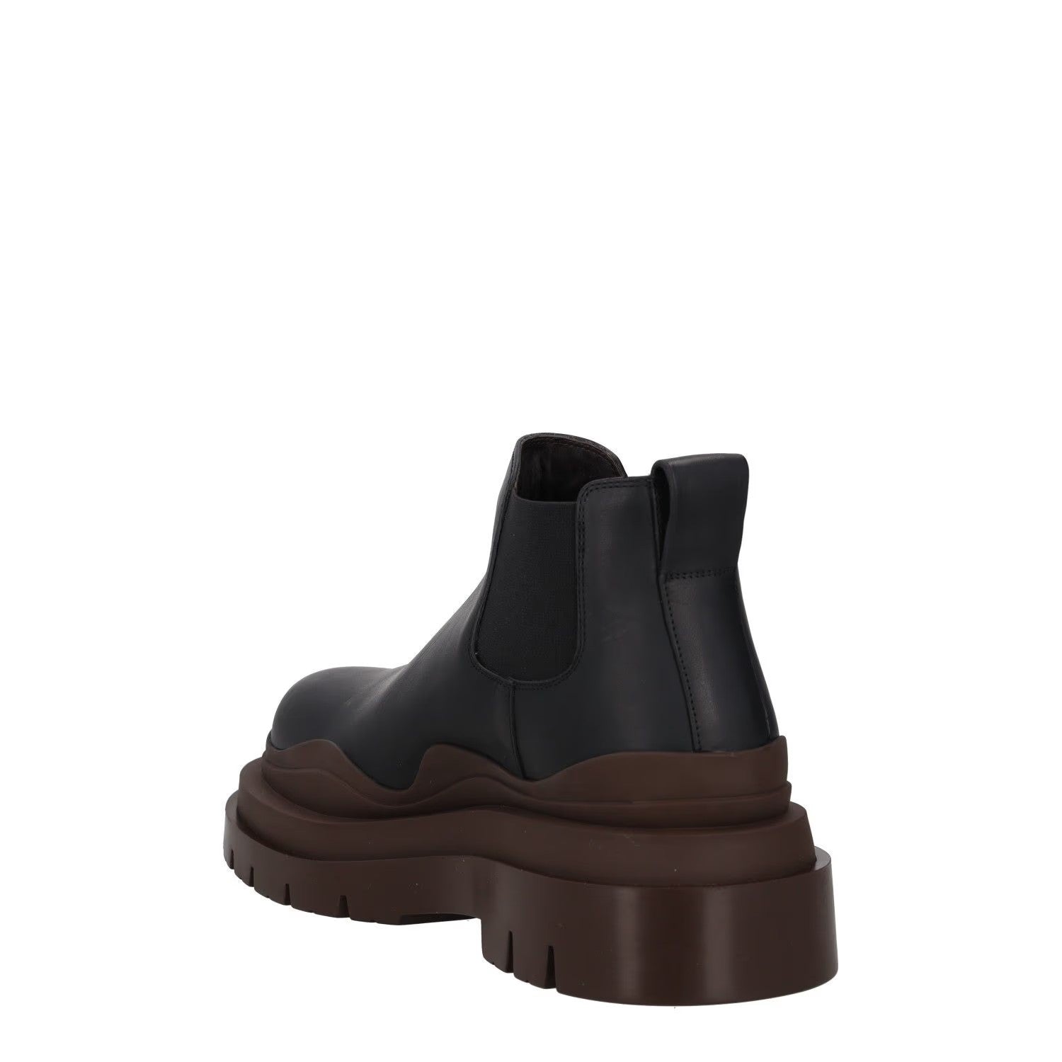 BOTTEGA VENETA Womens Chelsea Boots Slip On Black Brown Leather UK 7 RRP 1080 — View 5