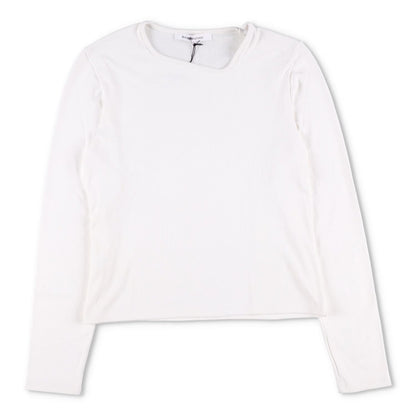 BIANCA SAUNDERS Mens Jumper Knit Y Neck Long Sleeve White Size M RRP 320