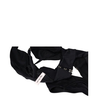AGENT PROVOCATEUR Womens Anja1 Swimsuit Halterneck Black One Piece 5 RRP 235 — View 3