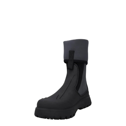 DIOR HOMME Mens Garden Rain Boots Black Synthetic Waterproof UK 12 RRP 855 — View 3