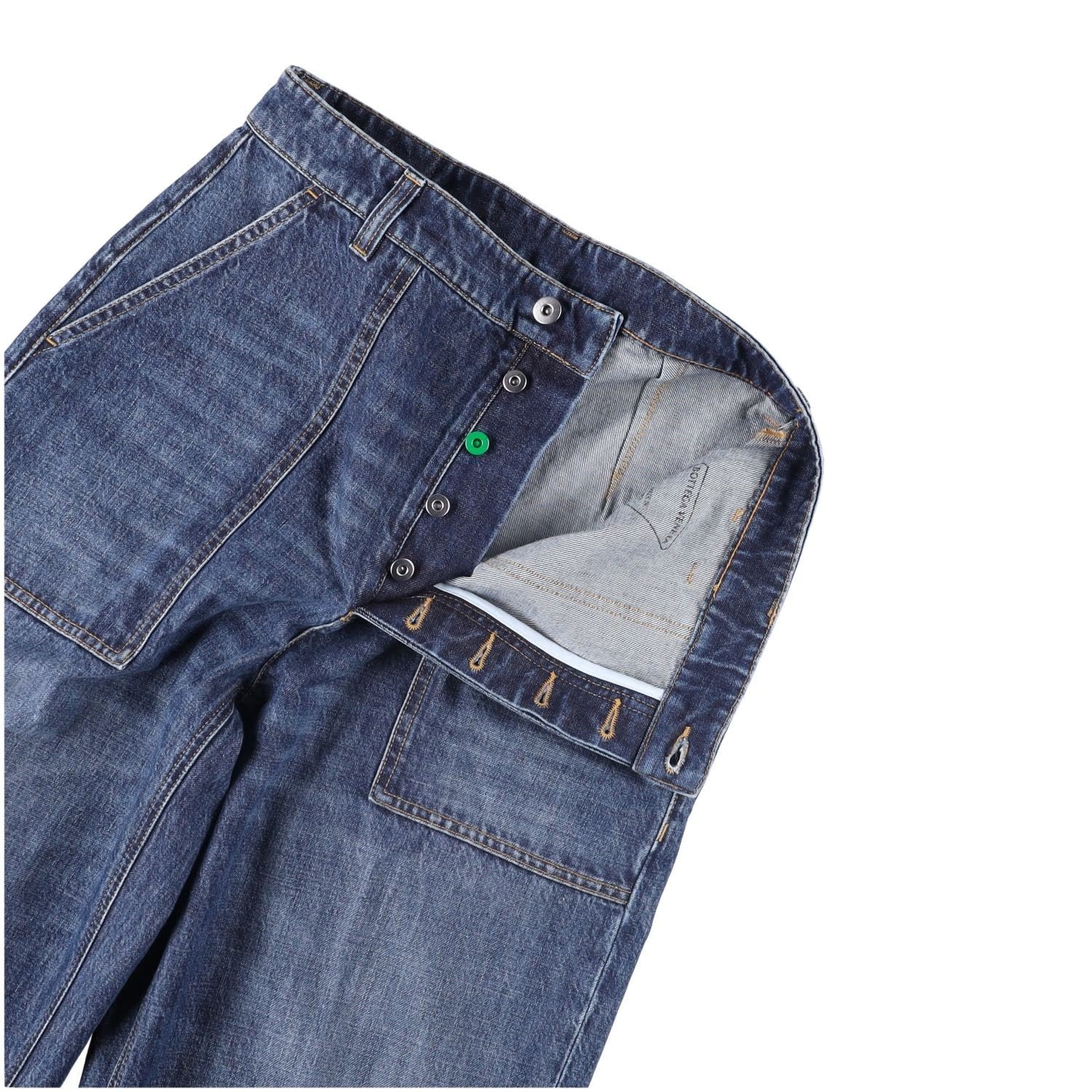 BOTTEGA VENETA Womens Jeans Straight High Waist Ankle Length Denim 40 RRP 860 — View 8