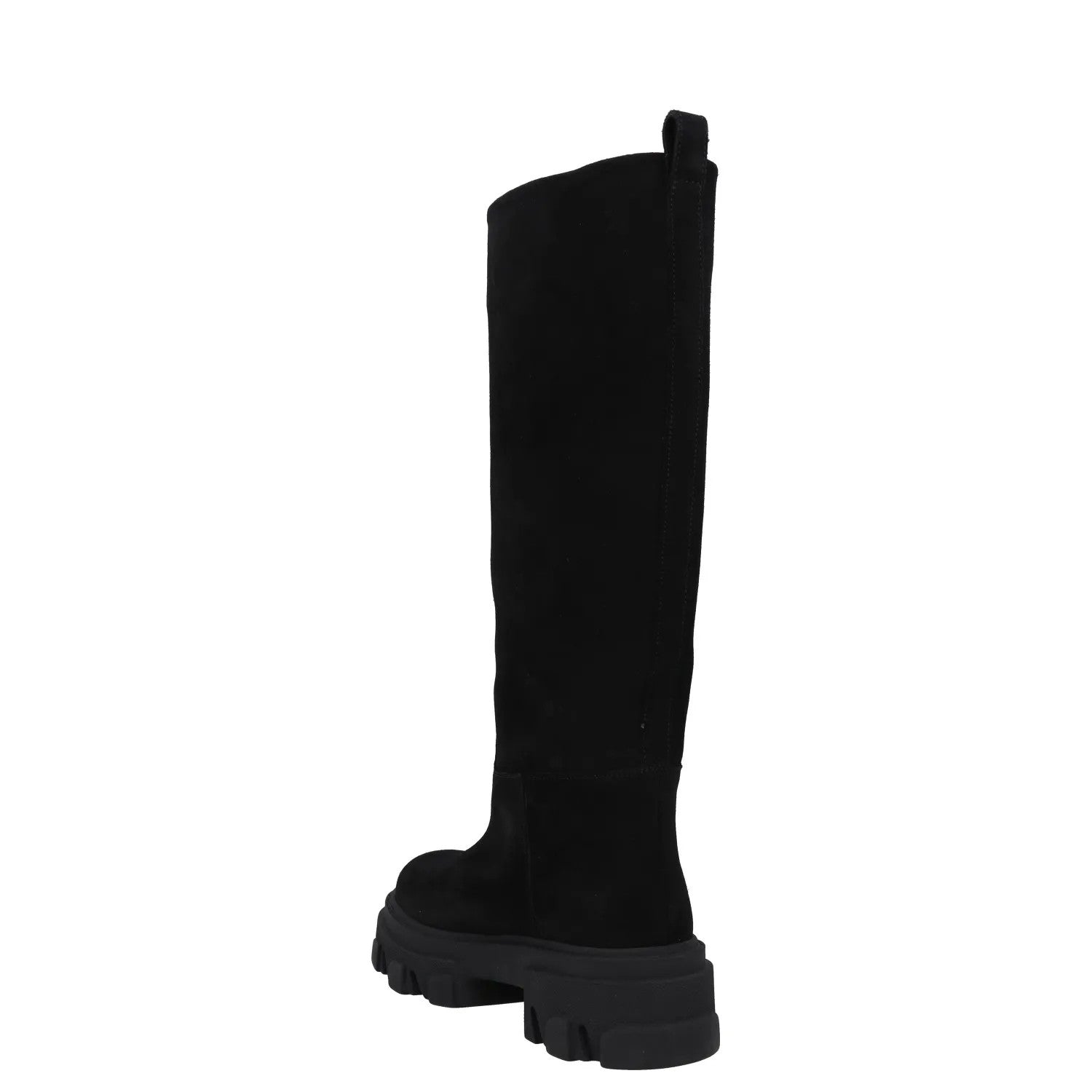 GIABORGHINI Womens Boot Black Leather Knee High Chunky Sole UK 2 RRP 375 — View 5