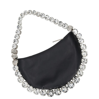 L'Alingi Womens Top Handle Bag Black Leather Silver Handle Size S RRP 700 — View 3