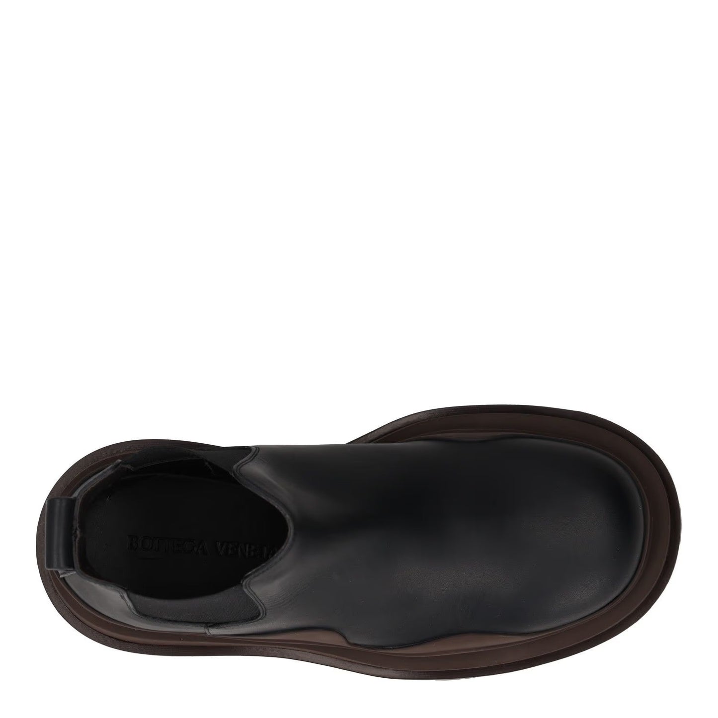 BOTTEGA VENETA Womens Chelsea Boots Slip On Black Brown Leather UK 7 RRP 1080 — View 7