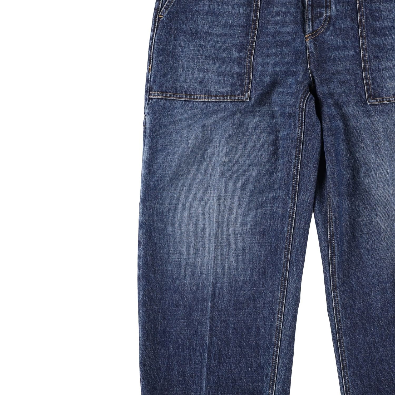 BOTTEGA VENETA Womens Jeans Straight High Waist Ankle Length Denim 40 RRP 860 — View 4