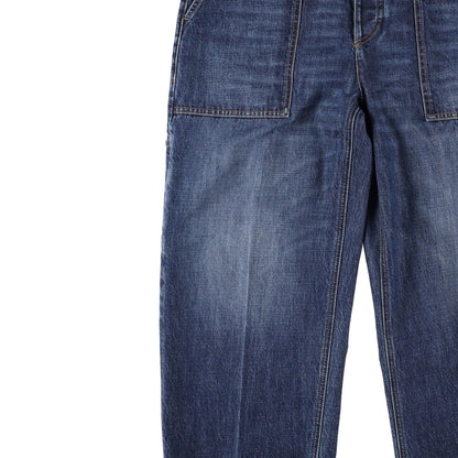 BOTTEGA VENETA Womens Jeans Straight High Waist Ankle Length Denim 40 RRP 860 — View 4