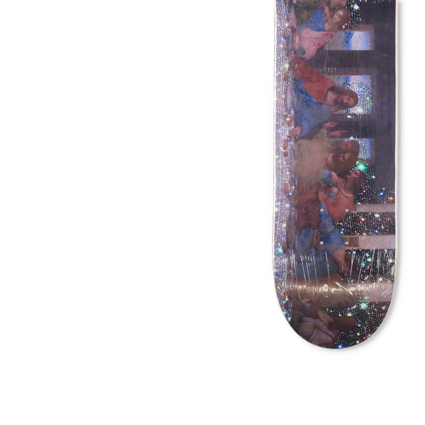 SARA SHAKEEL Skateboard Deck Wood Painting Design Multicoloured Size 8.25 RRP150 — View 3