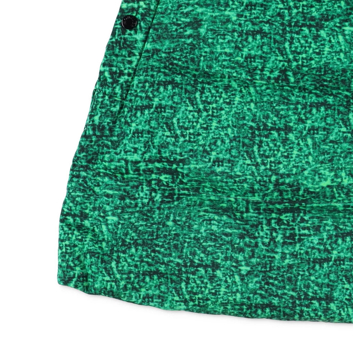 MONCLER GENIUS X JWA Womens Mini Skirt A-Line Green Button Short Size 4 RRP 495 — View 3