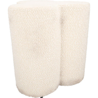 POLS POTTEN Clover Stool White Upholstered Modern Kitchen Dining Room OS RRP 275 — View 6