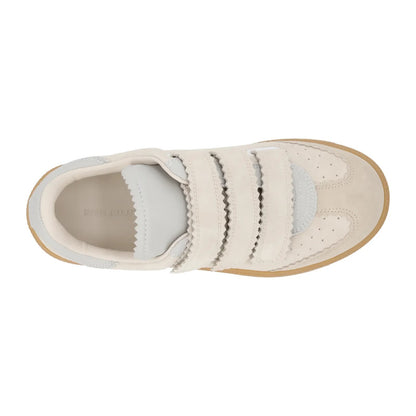 ISABEL MARANT Womens Beth Leather Sneakers Beige Low Top Strappy UK 2 RRP 345 — View 7