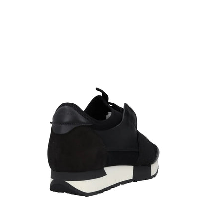 BALENCIAGA Womens Trainers Black White Leather Low Top Lace Up UK 4 RRP 495 — View 6
