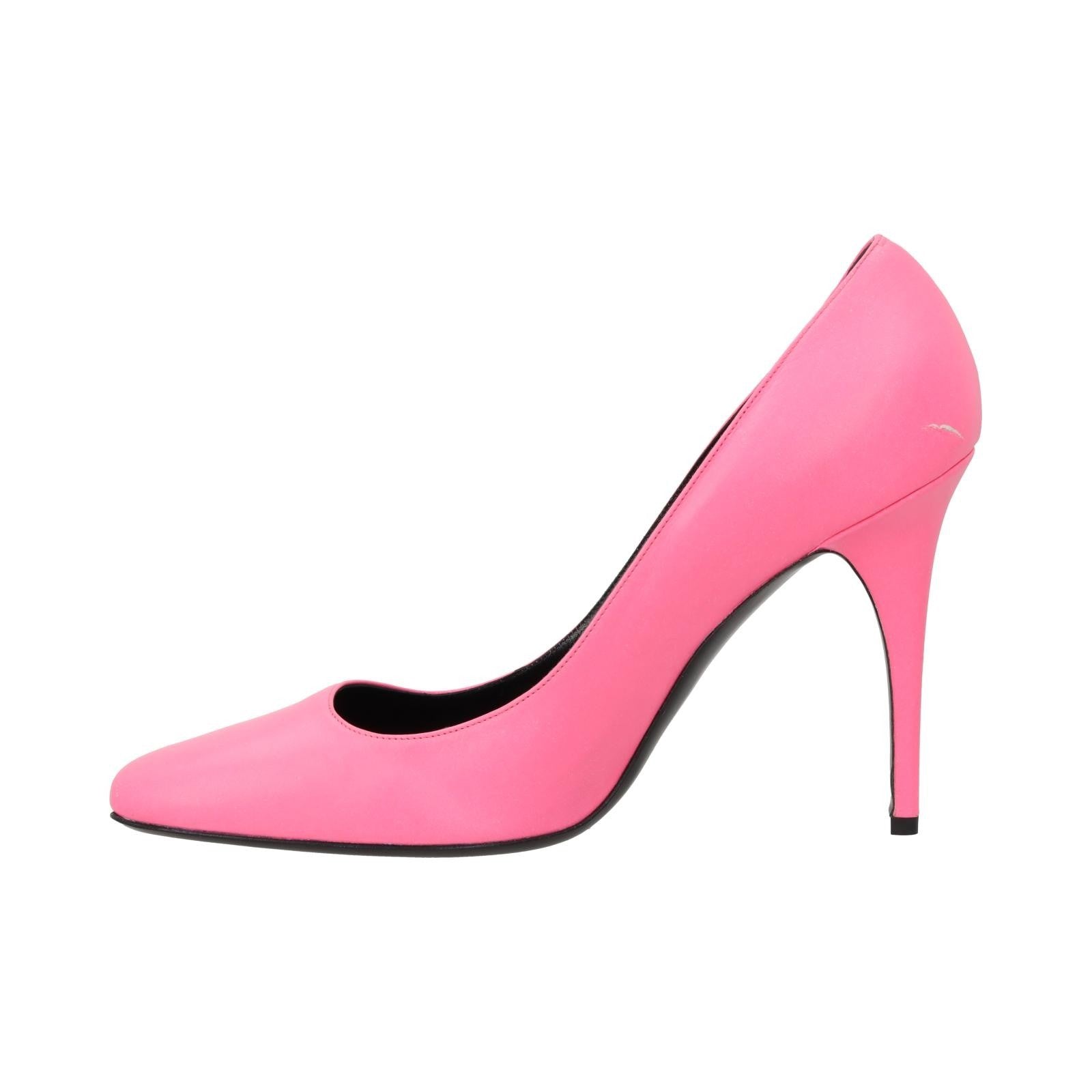 BRUNO FRISONI Womens Pump Pink Leather Pointed Closed Toe Slip On Size 40 RRP525 — View 4