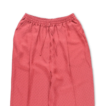 SLEEPER Women Sleeper Pastelle Oversized Jacquard Pyjama Pants Red XXS/XS RRP215 — View 2