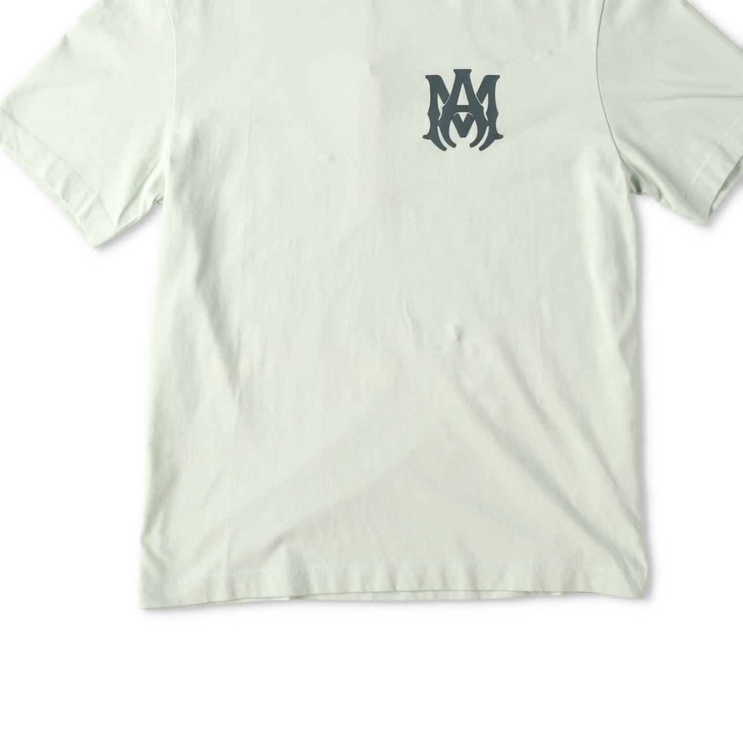 AMIRI Mens Ma Logo T-Shirt Crew Neck Short Sleeve Cotton Green XS RRP 370 — View 2