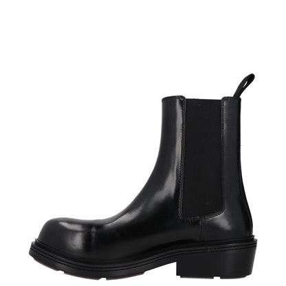 BOTTEGA VENETA Womens Chelsea Ankle Boot Vinyl Leather Black UK 8 RRP 1445 — View 4