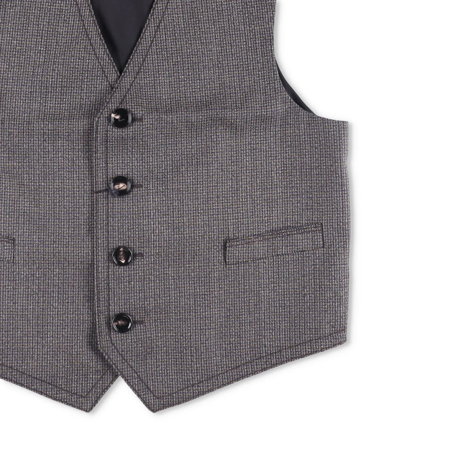 BOTTEGA VENETA Womens Jacket Waistcoat Scoop Neck Sleeveless Grey 42 RRP 990 — View 4