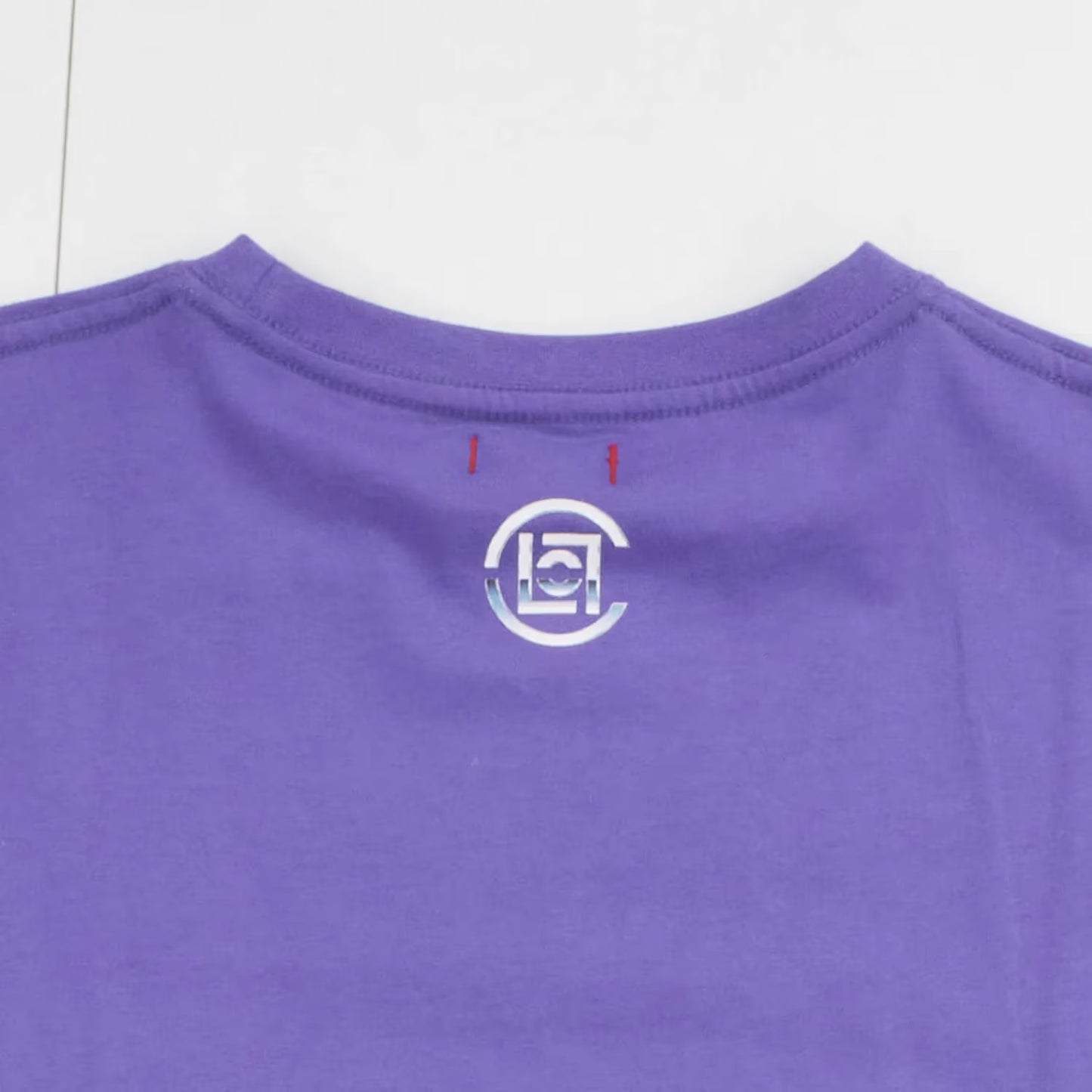 Clot Mens Obey Your Master T-Shirt Purple Cotton Graphic Crew Neck S RRP 75 — View 7