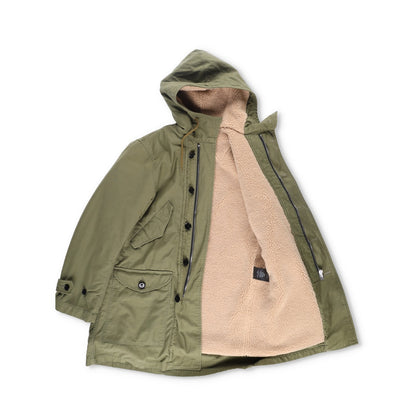 SAINT LAURENT Cotton Mens Parka Jacket Green Shearling Lining Size XS RRP3000 — View 7