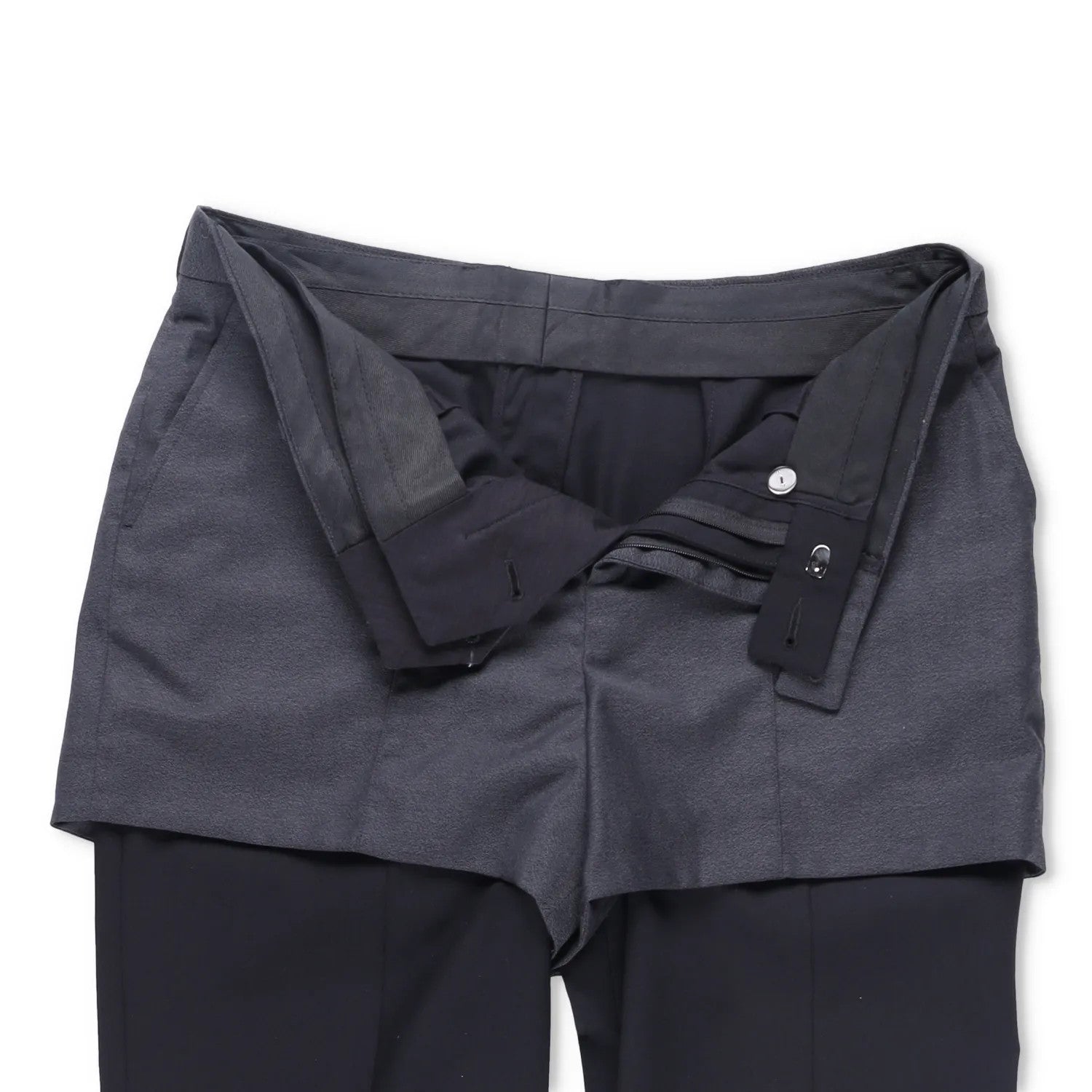 BETTTER Womens Double Waistband Trousers Black Grey Slim Leg Size M RRP 800 — View 7