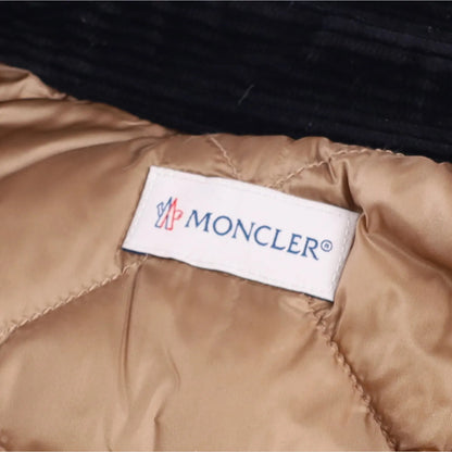 PALM ANGELS X MONCLER Mens Shirt Jacket Black Corduroy Size 40 RRP 802 — View 9