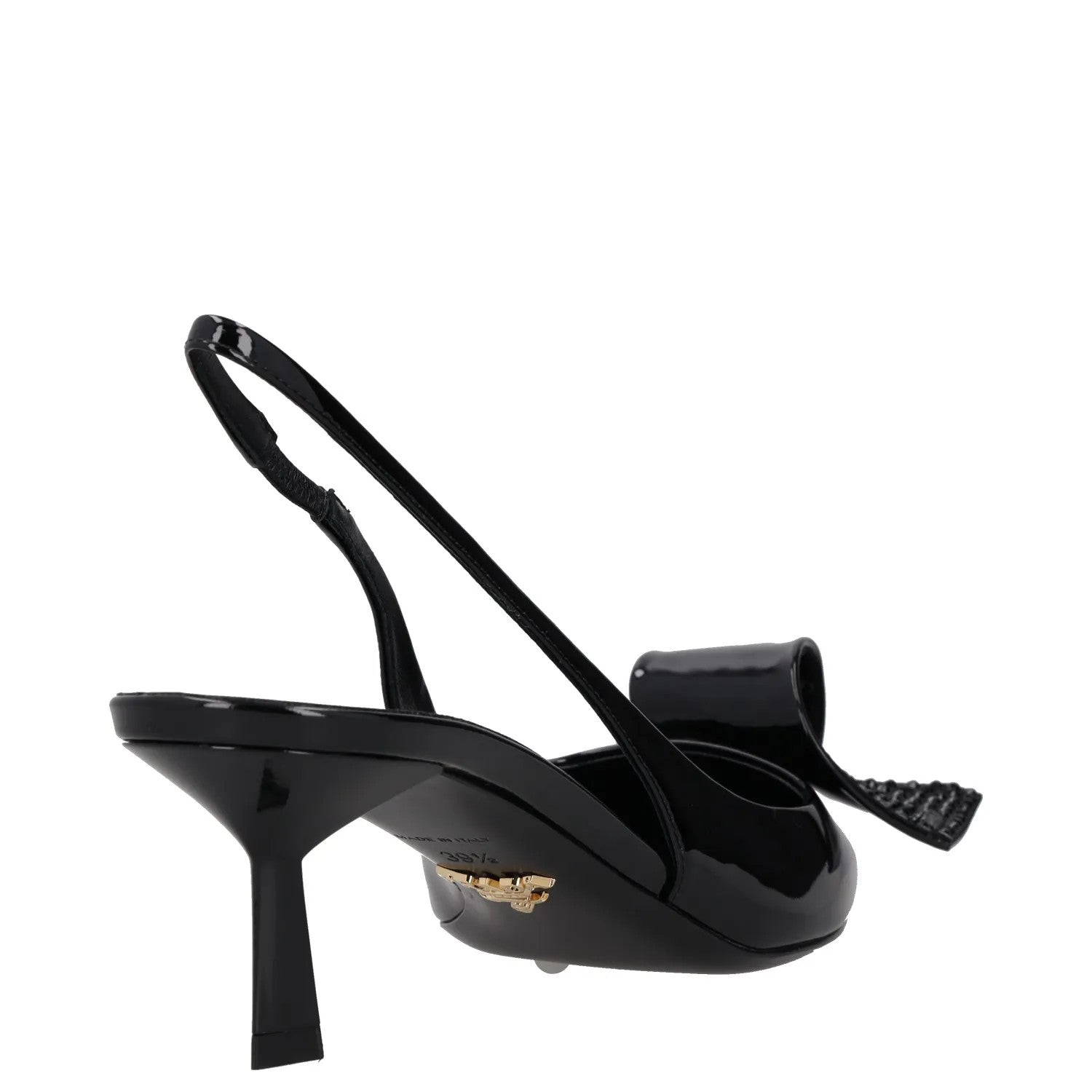 PRADA Womens Modellerie Torchon 55 Mid Heel Point Toe Pumps Black EU 39 RRP 1320 — View 6