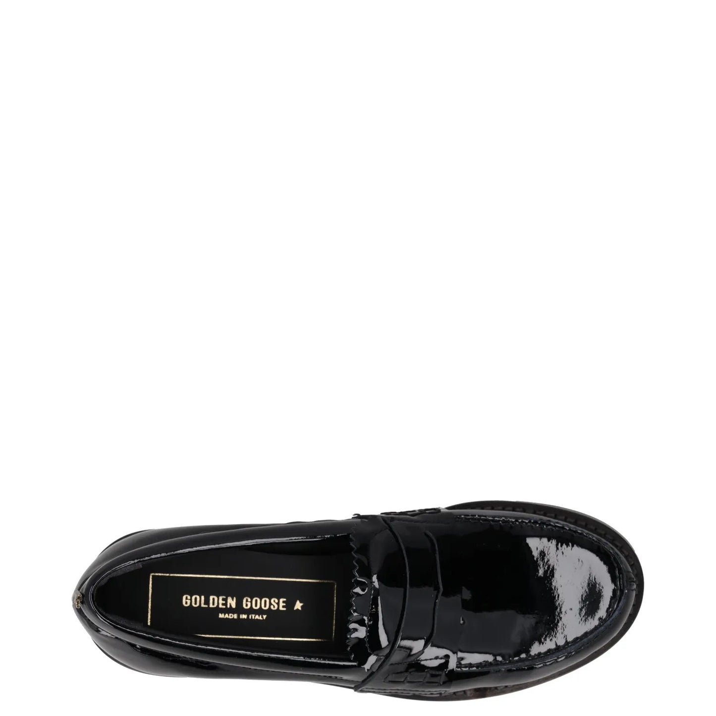GOLDEN GOOSE Womens Flats Black Patent Leather Slip On Round Toe UK3 RRP 440 — View 7