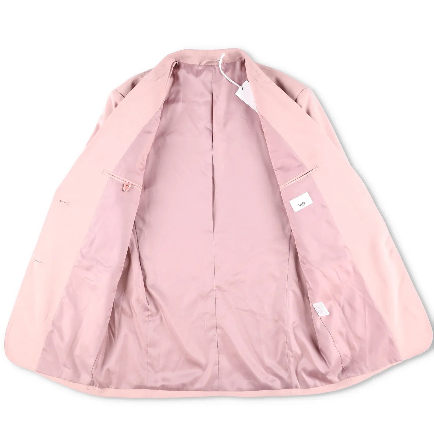 FRANKIE SHOP Mens Pink Blazer Button Closure Pockets Size XS - S RRP 200 — View 7