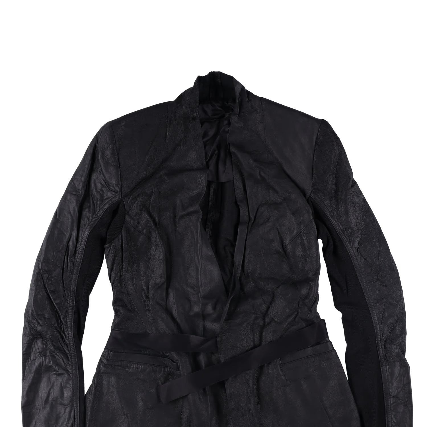 RICK OWENS Women Rick Jacket Blazer V-Neck Long Sleeve Black Size 38 RRP 1340 — View 2