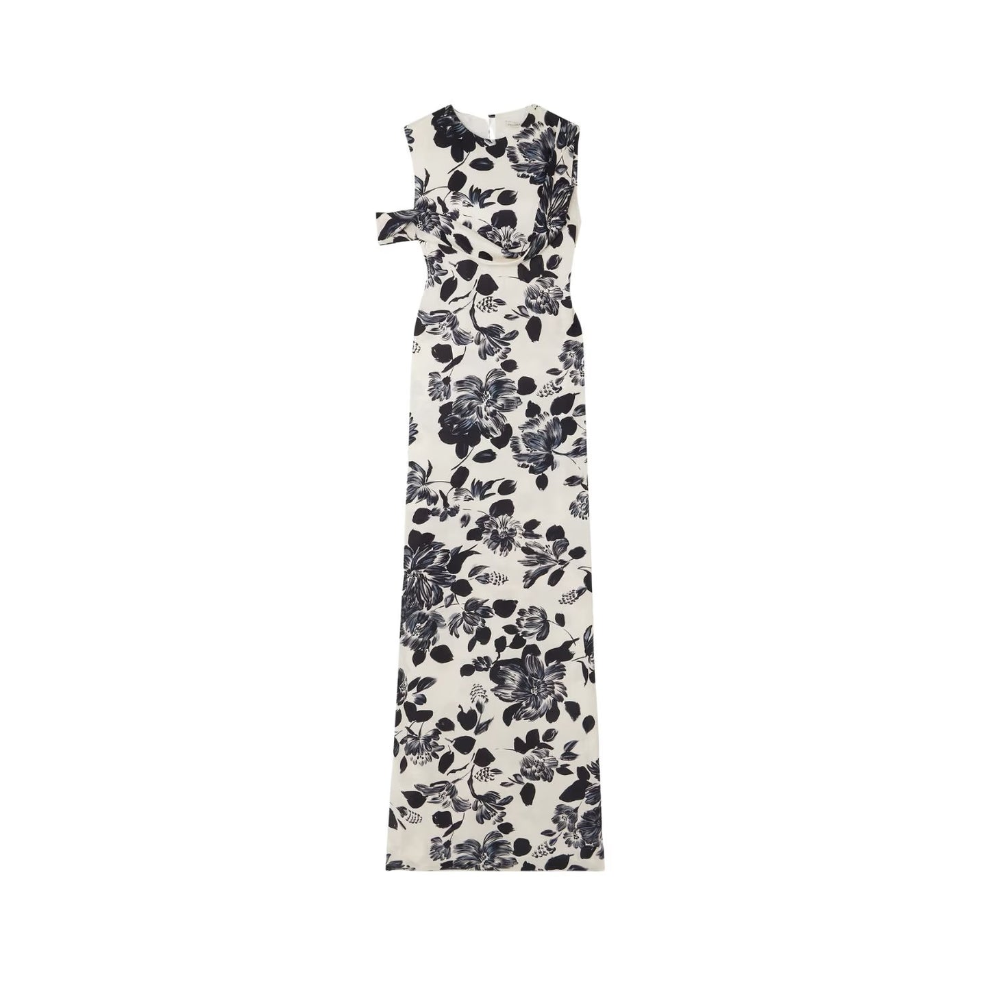 EMILIA WICKSTEAD Womens Drifa Maxi Dress Single Shoulder Flower Print 8 RRP 2080