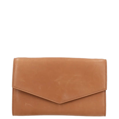 THE ROW Womens Envelope Wallet Brown Leather Folding One Size RRP 1290 — View 2