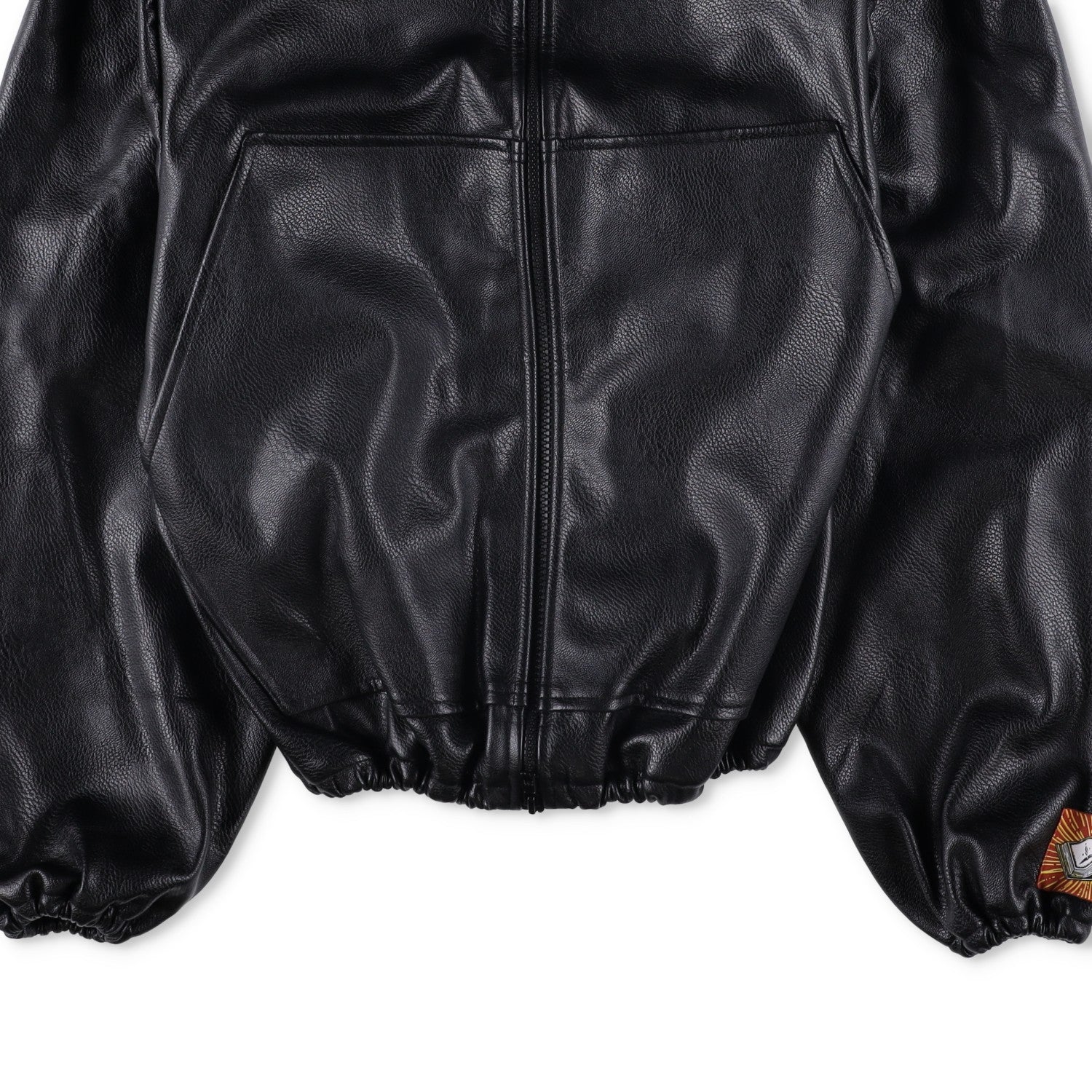BORAMY VIGIEUR Faux Leather Full Zip Mens Biker Jacket Size Small RRP500 — View 3